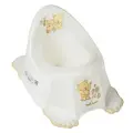 Детский горшок антискользящий Tega Baby Мишки Teddy Белый Жемчуг