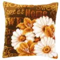 PN-0021706 Набор для вышивания крестом (подушка) Vervaco Modern Daisies Ромашки