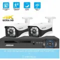 Комплект видеонаблюдения 4К 8Мп, NVR POE + 2 POE IP 4K 8Mp камеры