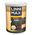 Лак для дерева Linnimax Аква, акриловый, шелковисто-матовый, 0,9 л, бесцветный