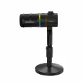 COMICA EJoy D10 D USB/XLR динамический микрофон с RGB-подсветкой и кнопкой CalMix Denoise & Mute — черный