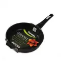 Сковорода Мечта Гранит Black, алюминий, антипригарное покрытие, термоизолированная ручка, диаметр 30 см - позволит приготовить разнообразные блюда из мяса, рыбы и овощей.