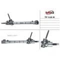 Рулевая рейка без ГУР восстановленная Toyota Yaris 2005-2011 TY113R от официального дистрибьютора, MSG, артикул TY113R