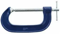 Струбцина Кобальт 244-476, G-образная форма, чугунная рама, 200 мм