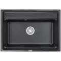 KS-7301, чёрный кухонная мойка GRANULA, кварц