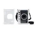 Защитный чехол-корпус-бокс MyPads для фотоаппарата Fujifilm instax mini EVO моментальной печати противоударный прозрачный