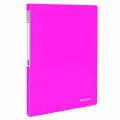 Папка файловая 20 вкладышей Brauberg Neon (А4, пластик, 16мм, 700мкм) неоновая розовая (227450), 30шт.