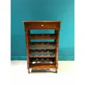 Напольная подставка для бутылок DOMKORLEONE, красное дерево (mahogany wood, цвет орех NAA ( светло-коричневый)