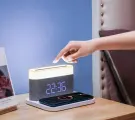 Ночник-будильник с беспроводной зарядкой Xiaomi VFZ Wireless Magnetic Charging Alarm Clock (C-WCLL-CO1) фиолетовый