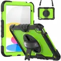 Чехол-накладка Neutral, для iPad 10.9 2022, силикон, вращающийся, желто-зеленый