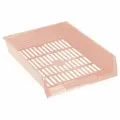 3 шт, Лоток для бумаг горизонтальный СТАММ Респект, сетчатый, розовый