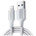 Ugreen US199 (60163) Lightning to USB-A 2.0 Cable 2m silver кабель lightning to usb-a