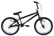 Велосипед BMX TechTeam FOX 20, черно-серебристый, на рост 155-175 см, пеги в комплекте