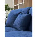 Подушки декоративные 40х40 - 2 шт, IRISHOME, сапфирово-синие, гипоаллергенные, для сна и отдыха