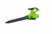 Воздуходув-Садовый Пылесос аккумуляторный Greenworks 2406907, 40V, бесщеточный, без АКБ и ЗУ
