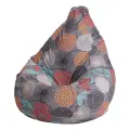 Кресло-мешок Пуффбери «Груша», размер XXXL средний, Жаккард Рингс