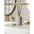 Ароматический диффузор (ваза + рефил), Виноград и мускат, 100 мл, в бетонной вазе Esther, серый
