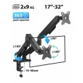 Кронштейн для двух мониторов настольный Godoo 17-32“ дюймов GD97-C024E
