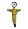 Фильтр самопромывной с манометром, для горячей воды 3/4 VIEIR JH153