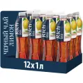 Чай  Rich Черный чай, лимон, 1 л, 12 шт.