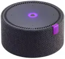 Умная колонка Яндекс Станция Мини с часами с Алисой на YandexGPT, черный оникс