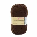 Пряжа для вязания Пехорка 'Мериносовая' 100г, 200м (50% шерсть, 50% акрил) (251 коричневый), 10 мотков