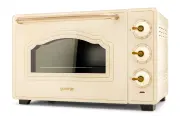 Мини-печь Gorenje OM30CLI, 30 л, освещение духовки, противень, конвекция, Слоновая кость