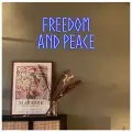 Светильник неоновый Свобода и мир Freedom and Peace, 60х34 см, синий