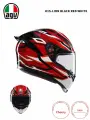 Мотоциклетный шлем AGV K1S, цвет: черный, красный, белый, размер: XL
