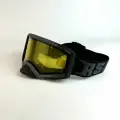 Очки горнолыжные, мотоочки, сноубордические, лыжные, снегоходные RSX, Blizzard Winter, серый/черный/черный двойное желтое стекло