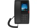 Отельный SIP-телефон Fanvil H6W, 2 SIP-акк, 3.5, 320x480 цвет. экран, POE, бп в комп, 1x100 Mbps, Wi-Fi 6, чёрный, 5 прог. клав.