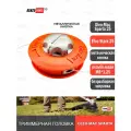 Триммерная головка для мотокос Efco Stark 25, Oleo-Mac Sparta 25 с алюминиевой кнопкой, резьба (болт) M8x1,25L