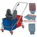 Тележка уборочная двухведерная 2х25л с отжимом