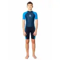 Гидрокостюм из неопрена 2мм SARGAN SPORT короткий шорти детский с боковыми вставками из лайкры 9-10 лет