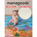 Развивающий коврик детский Mamagoods для ползания складной игровой 150*200 см Подводный мир