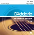 Струны для акустической гитары D'Addario EJ16 12-53, бронза фосфорная, D'Addario (Дадарио)
