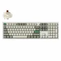 Беспроводная механическая клавиатура Keychron Q6 Max (100%) цвет Shell White, RU/EN раскладка, RGB, Hot Swap, кейкапы без подсветки, тактильные переключатели (Gateron Jupiter Brown)