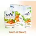Kabrita яблоко-морковь с козьими сливками, с 6 месяцев, 100 г, 6 шт.
