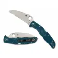 Нож складной SPYDERCO Endura 4 Wharncliffe K390 Cobalt, клинок P 9.6 см, шт