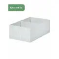 Органайзер IKEA STUK (стук), 32x51x18 см, в клетку белый/серый