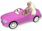 Машинка детская, Кабриолет Нимфа, автомобиль для кукол, розовый, размер - 44 х 19 х 15 см.
