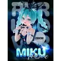 Аниме фигурка BiCute Bunnies Hatsune Miku Rurudo Ver. 28 см