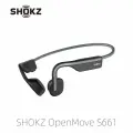 SHOKZ OpenMove S661- Открытые спортивные наушники Bluetooth - Беспроводные наушники с костной проводимостью - Бег и упражнения против пота, с наклейками