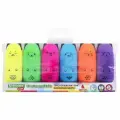 Набор маркеров-текстовыделителей Brauberg Kids Cute Cats Neon (1-5мм, 6 цветов, мини) 6шт. (152435), 12 уп.