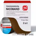 NICOBAND, битумная кровельная лента-герметик 10м х 15см, коричневая, 2 шт