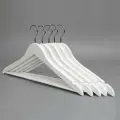 Вешалки Белые плечи деревянные в наборе 5 шт