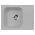 Кухонная мойка AquaGranitEx серая M-13 квадратная с крылом/310