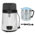 750W Water Distiller 4L Countertop Distiller Machine Машина из нержавеющей стали дистиллированная водянка со стеклянным контейнером.