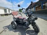 Трехколесный электроскутер (трицикл) 3-ех местный 1000w 48v 25Ah черный