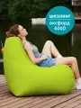 Кресло мешок MyPuff, бескаркасное кресло, шезлонг, размер 5XL, оксфорд, салатовый